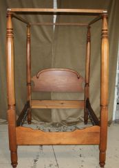 1800's Three-Quarter Teaster Bed