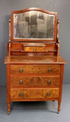 English Walnut Three Drawer Chest