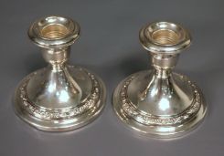 Pair of Gorham Sterling Candlesticks