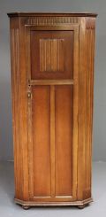 English Oak Single Door Wardrobe