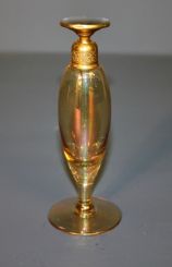 Antique Iridescent Gold Devilbiss Perfume Bottle