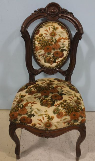 Victorian Carved Side Chair