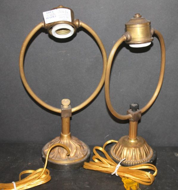 Pair Boudoir Lamps