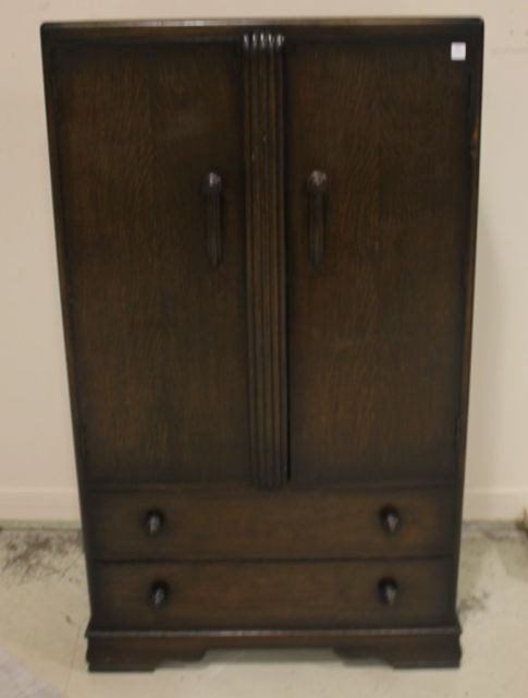 English Oak Youth Armoire