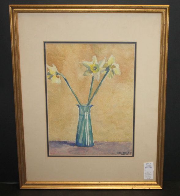 Watercolor by Ed Welty, Brother of Eudora Welty