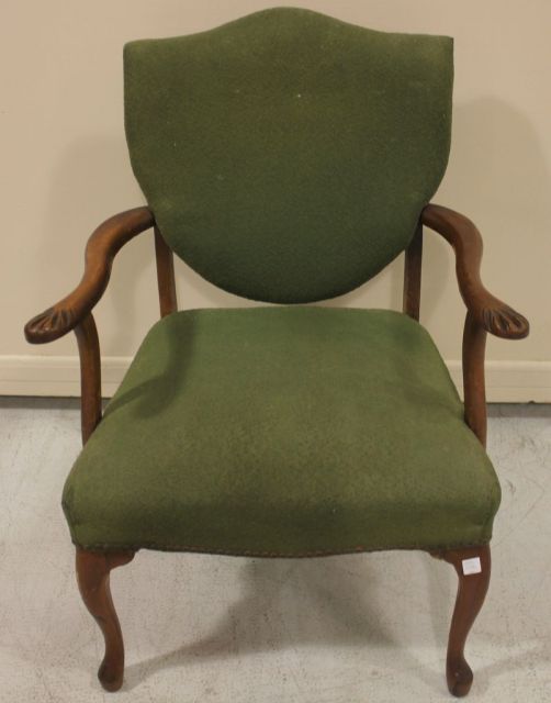 Queen Anne Style Arm Chair