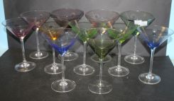 Eleven Marquis Waterford Polka Dot Martini Glasses