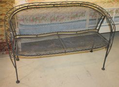 Iron Patio Settee