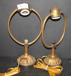 Pair Boudoir Lamps