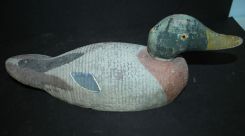 Carved and Painted Duck Decoy