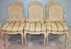 Set of Six French Provincial Chairs