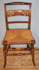 Early Stenciled Maple Side Chair