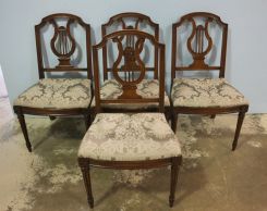 Set of Four Mahogany Dining Chairs