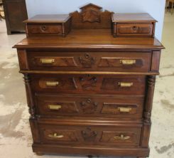 Walnut Eastlake Chest