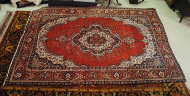 Semi Antique Persian Tabriz 7.8 x 10.6