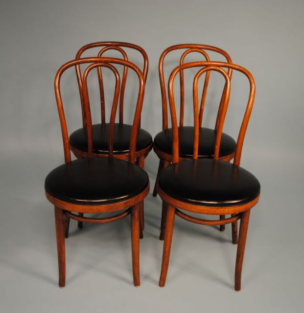 Set of Four Bentwood Chairs