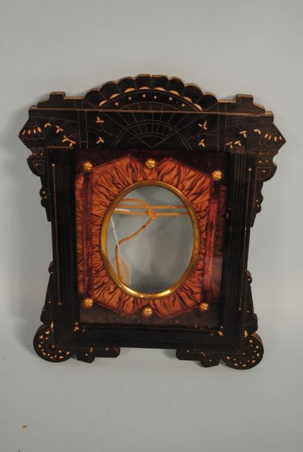 Rare Eclectic Black Eastlake Design Frame