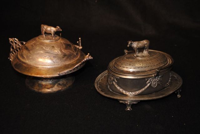 Two Victorian Silverplate Dishes.