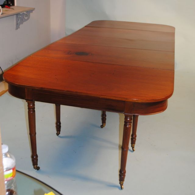 Early 19th Century Three Part Mahogany Dining Table