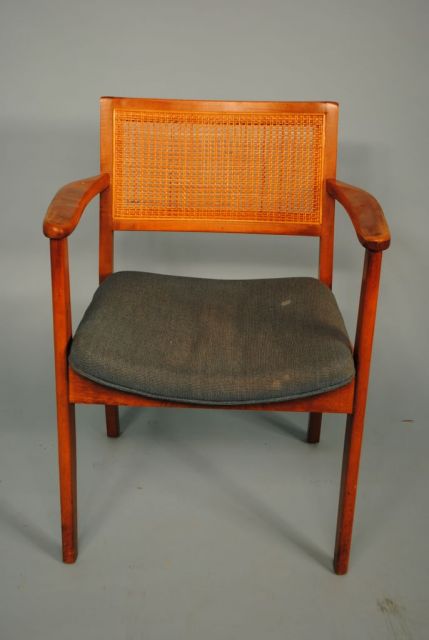 Vintage Walnut 1960's Office Chair