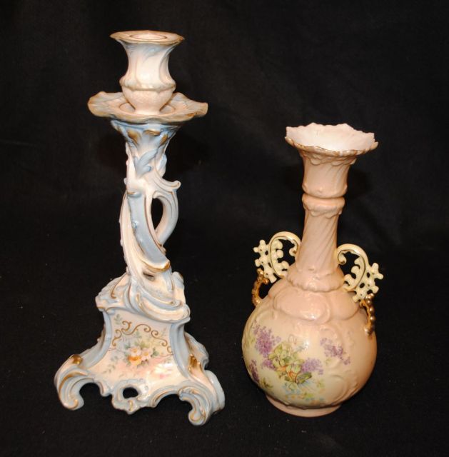 Porcelain Vase, Candlestick