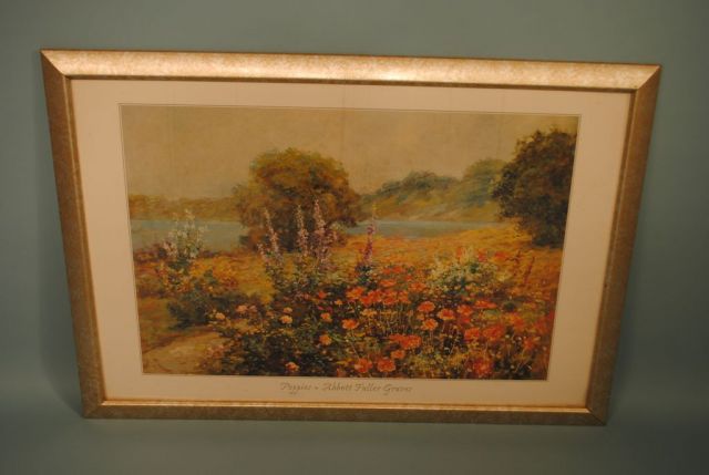 Contemporary Print of Poppies
