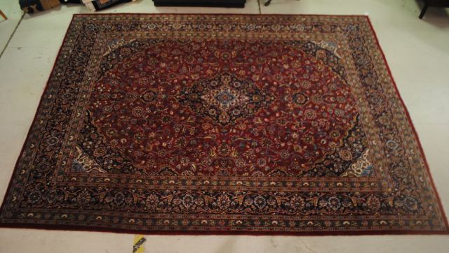 Semi Antique Persian Kashan 10 x 13