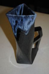Black to Blue Pottery Vase