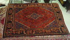 Semi Antique Persian Joshaghan 6.8 x 9.10