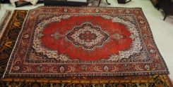 Semi Antique Persian Tabriz 7.8 x 10.6