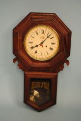Southern clock company walnut Regulator Wall Clock