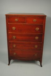 1960s Mahogany High Chest