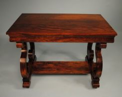 Early 19th Century Mahogany Empire Library Table