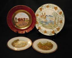 Group of Hand Painted Plates