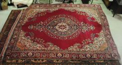 Semi Antique Persian Tabriz 8.4 x 11.2