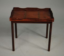 Contemporary Mahogany Butlers Tray