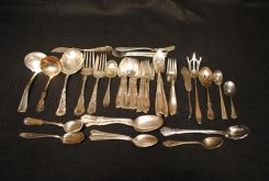 Box lot of Silverplate Flatware