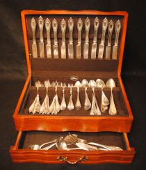Rogers Brother Silverplate Flatware in Box