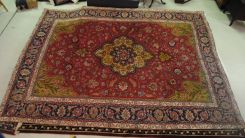 Semi Antique Persian Tabriz 9.6 x 12.6