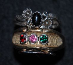 Two Ladies Sterling Rings