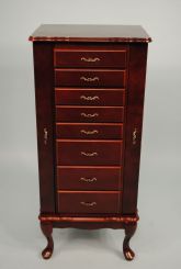 Modern Mahogany Jewelry Cabinet