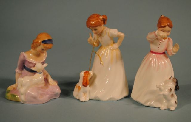 3 Royal Doulton Figures: 