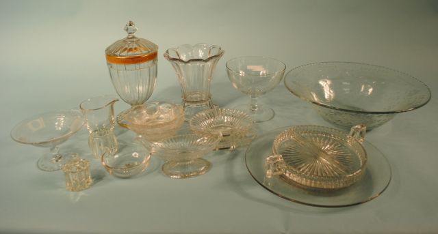 16 Piece Heisey Crystal in Various Patterns