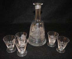 6 Piece Heisey Crystal 