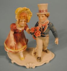 Karl Ens Porcelain Children Figural Group, Germany