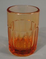 Heisey Harvey Amber #201 Colonial Tumbler